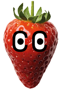 Strawberry Sticker by BerryWorld