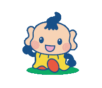 Walking 歩く Sticker by CHEBLO