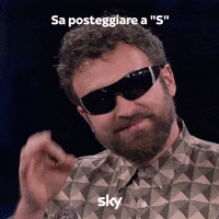 Sunglasses Dargendamico GIF by Sky Italia