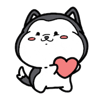 Happy Love You Sticker by Aminal Stickers