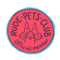 Cat Club Sticker by rudepetsclub