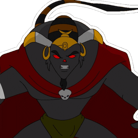 Dark Lord Monster Sticker by Chhota Bheem