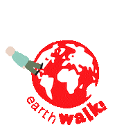EarthWalk climatejustice actionaid earthwalk earthwalk2021 Sticker