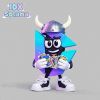 Excited Card Game GIF by IDX Solana
