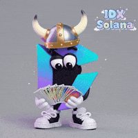 Excited Card Game GIF by IDX Solana