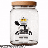 White Ninja Jar GIF