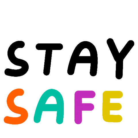 Rainbow Stay Home Sticker