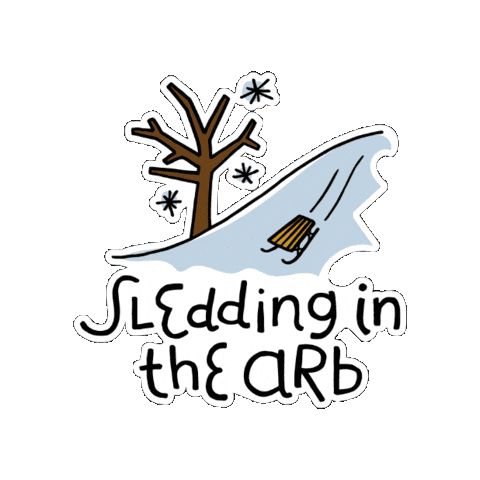 Snow Winter Sticker by University of Michigan Student Life