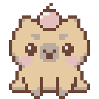Pixel Capybara Sticker