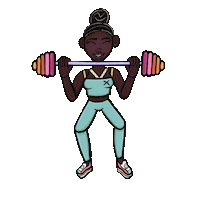 Fitness Workout Sticker by JellaCreative