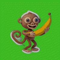 Hungry Monkey GIF