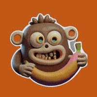 Hungry Monkey GIF
