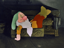 sleepy snow white GIF