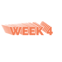 Week 4 Sticker by Stef Moss