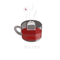 Tea Teatime Sticker by Daunberry
