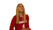 Celebrate Wisconsin Volleyball Sticker by Wisconsin Badgers