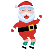 Happy Santa Claus Sticker by Versus Socks
