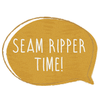 Speech Bubble Seam Ripper Sticker by Art Gallery Fabrics