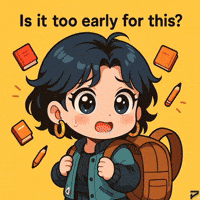 I Cant Even Back To School GIF by Persona