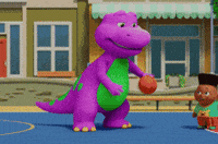 Basketball Dinosaur GIF by Chris Cimino