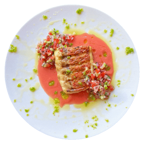 Grilled Fish Sticker by Major Food Group