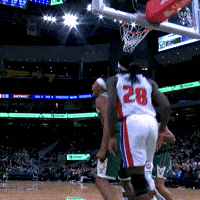 Yell Myles Turner GIF by Milwaukee Bucks