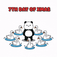 12 Days Of Christmas Xmas Countdown GIF by Kanpai Pandas