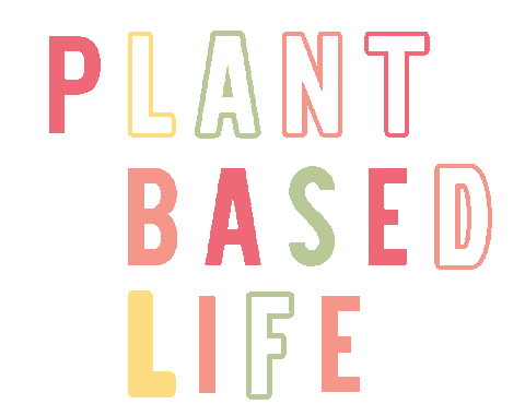 Plant Based Text Sticker by Chimp Treats