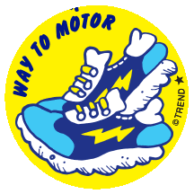 Vintage Running Sticker by TREND enterprises, Inc.