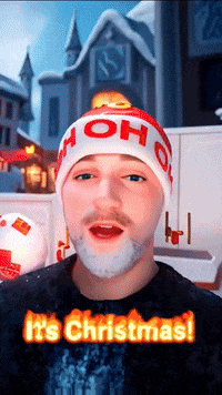 Seasons Greetings Fun GIF by IdiomKing
