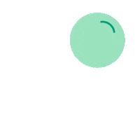 getsafely green sparkle pop bubble Sticker