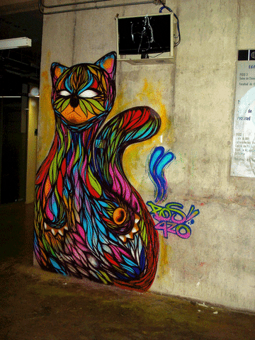 cat art GIF