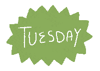 Tuesday Sticker