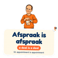 dutchfluency nederlands dutch agenda johan Sticker