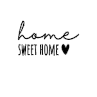 Hejunique interior loved home sweet home für dich Sticker