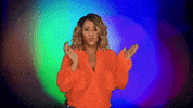 ComedianHollyLogan happy dance party dancing GIF