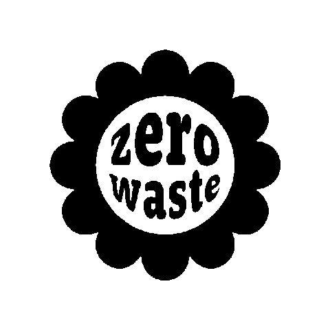 No Waste Sticker by Zero Waste Store