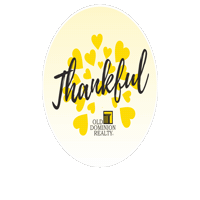 Gratitude Realestatelife Sticker by Old Dominion Realty