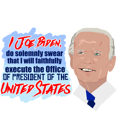 Joe Biden Usa Sticker by Core 94