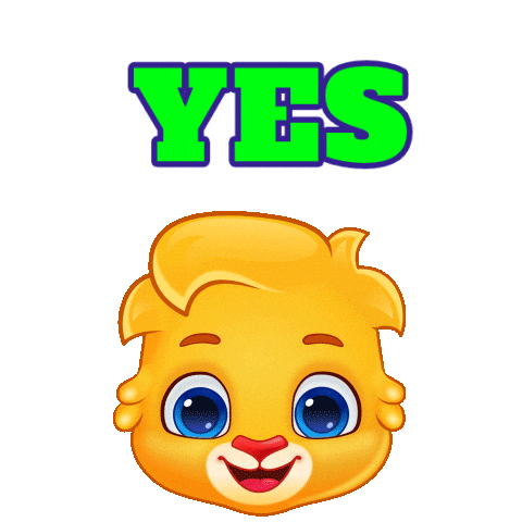 Uh Huh Yes Sticker by Lucas and Friends by RV AppStudios