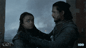 jon snow hug GIF by Game of Thrones