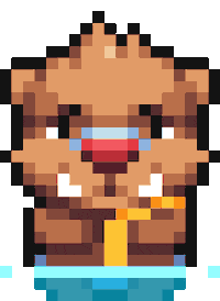 badkidgames games winter bear kid Sticker
