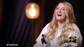 Meghan Trainor Laughing GIF by The Voice