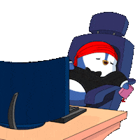 Tired Good Night Sticker by Pudgy Penguins