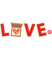 love ya Sticker by Pizza Hut