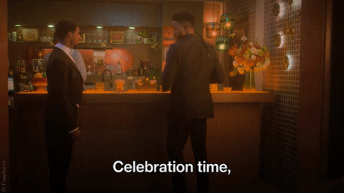 Celebrate Lets Go GIF by grown-ish