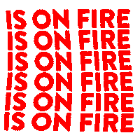 On Fire Sticker by NRJ België