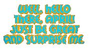 April Sticker by OpticalArtInc.