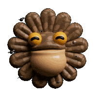 3D Flower Sticker by Evan Hilton