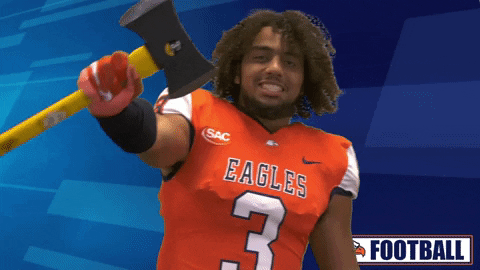 Hair Axe GIF by Carson-Newman Athletics